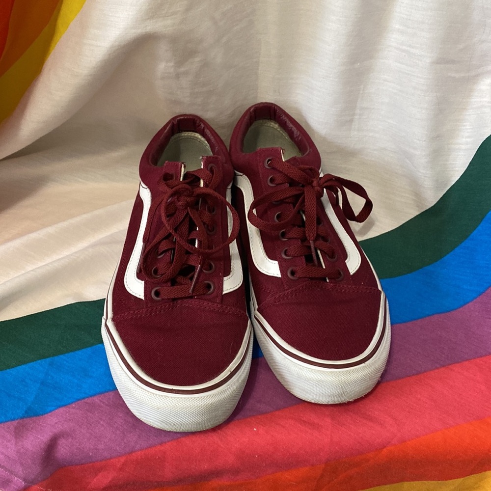 Maroon Vans